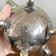 Silver-Plated J.N. Daalderop & Zn. Kettle, Burner and Stand, Chafing Dish, Teapot Warmer, Antique