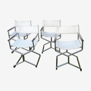 Vintage folding armchair set