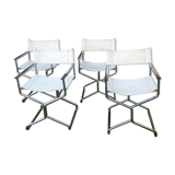 Vintage folding armchair set