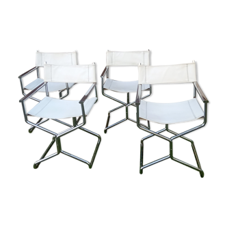Vintage folding armchair set
