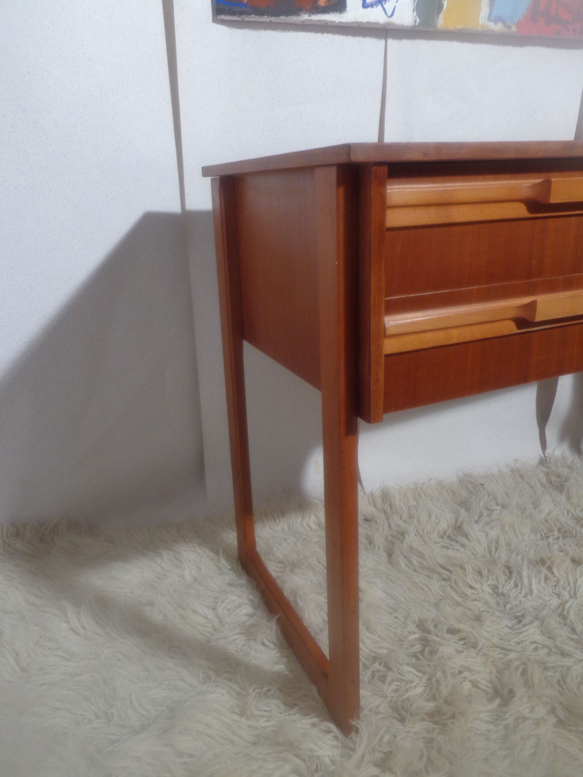 Vintage office of the 50s foot sled teak