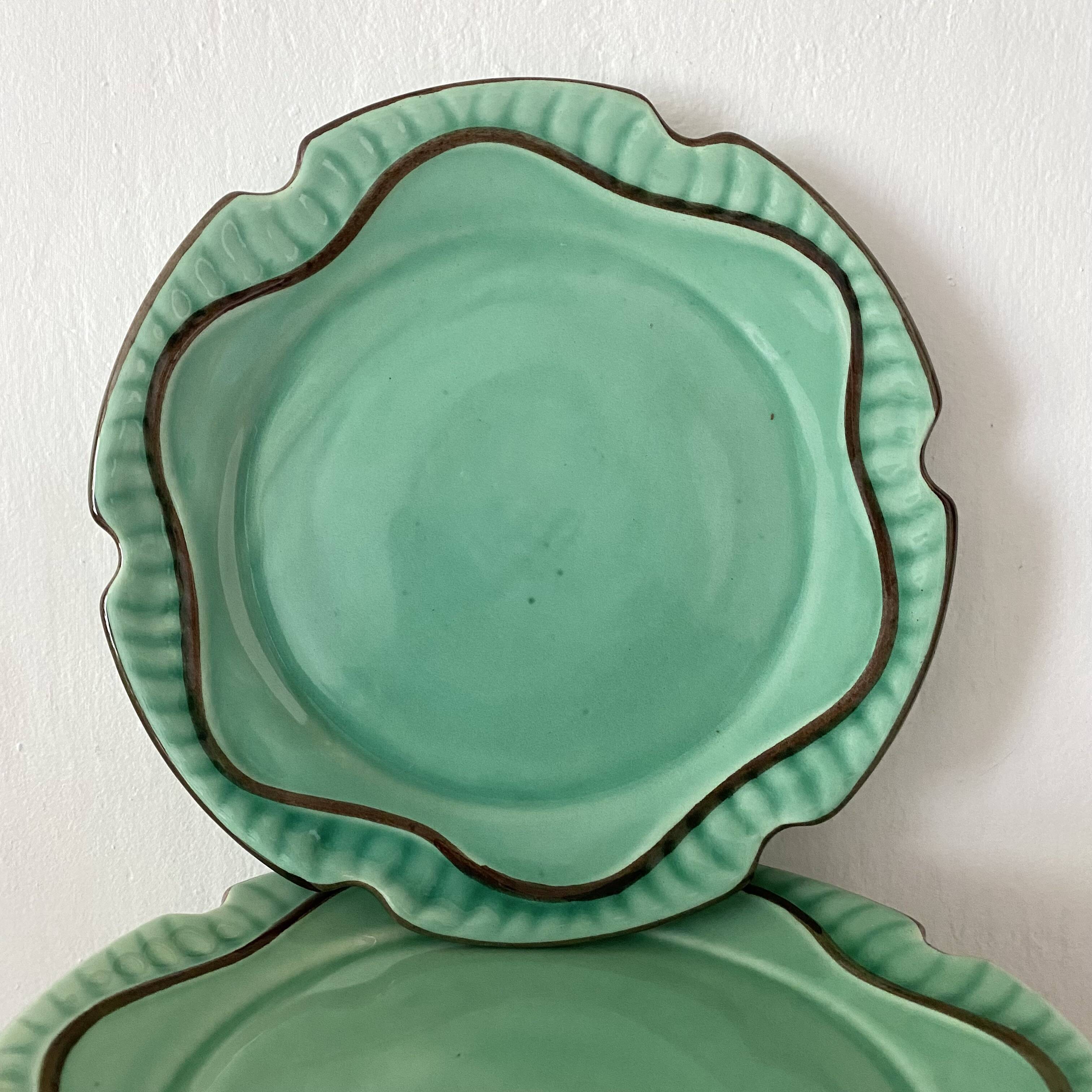 Vallauris dessert plates from the 50s and 60s