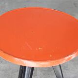 Xavier Pauchard - Two round Tholix metal bistro tables 1960