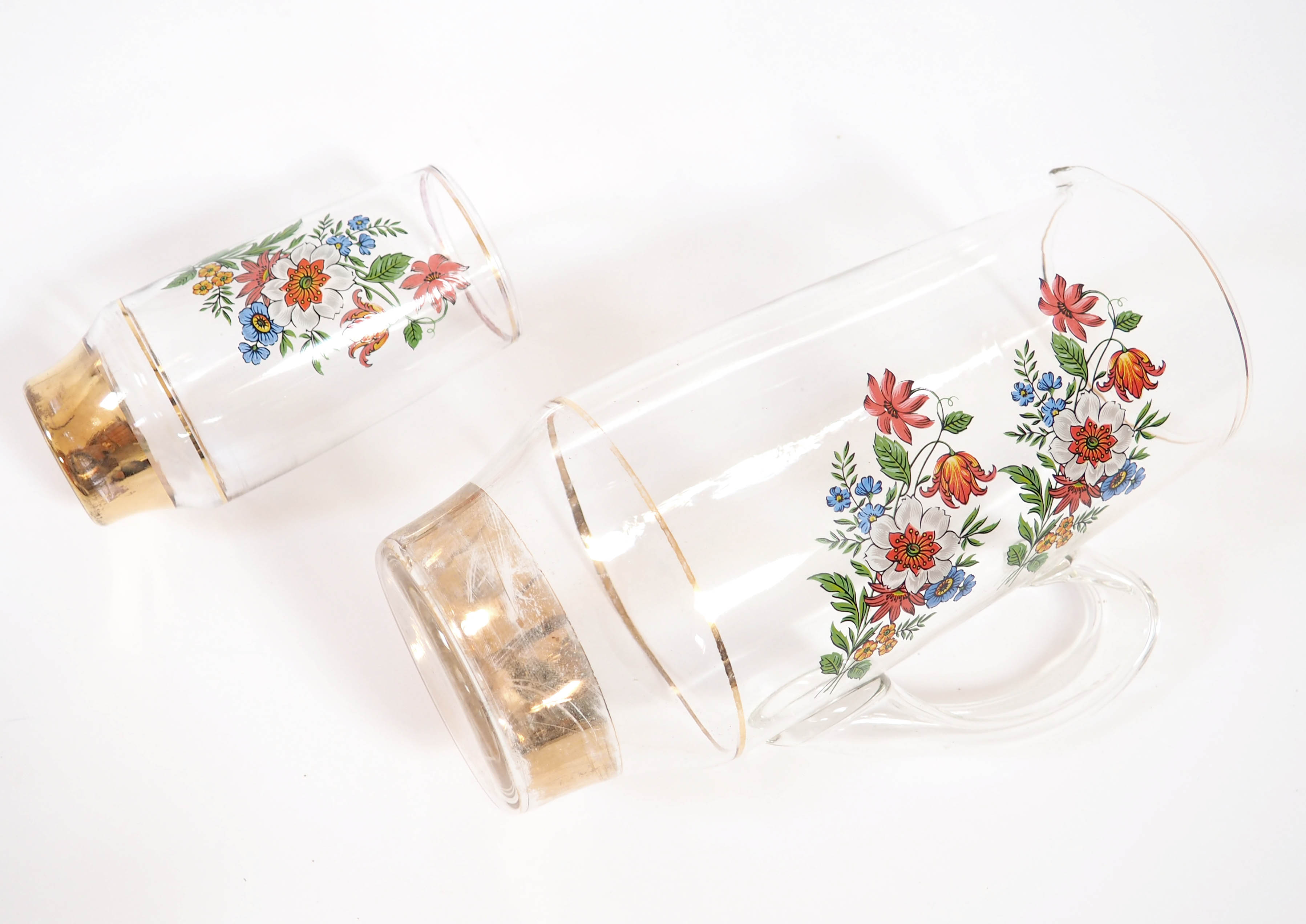 Orangeade service from the 60s