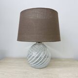 Mid-century design Holmegaard Swirl lamp , 1970s Denmark