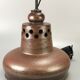 60s 70s Lamp Light Ceiling Lamp Ceramic Mid Century Space Age Brown