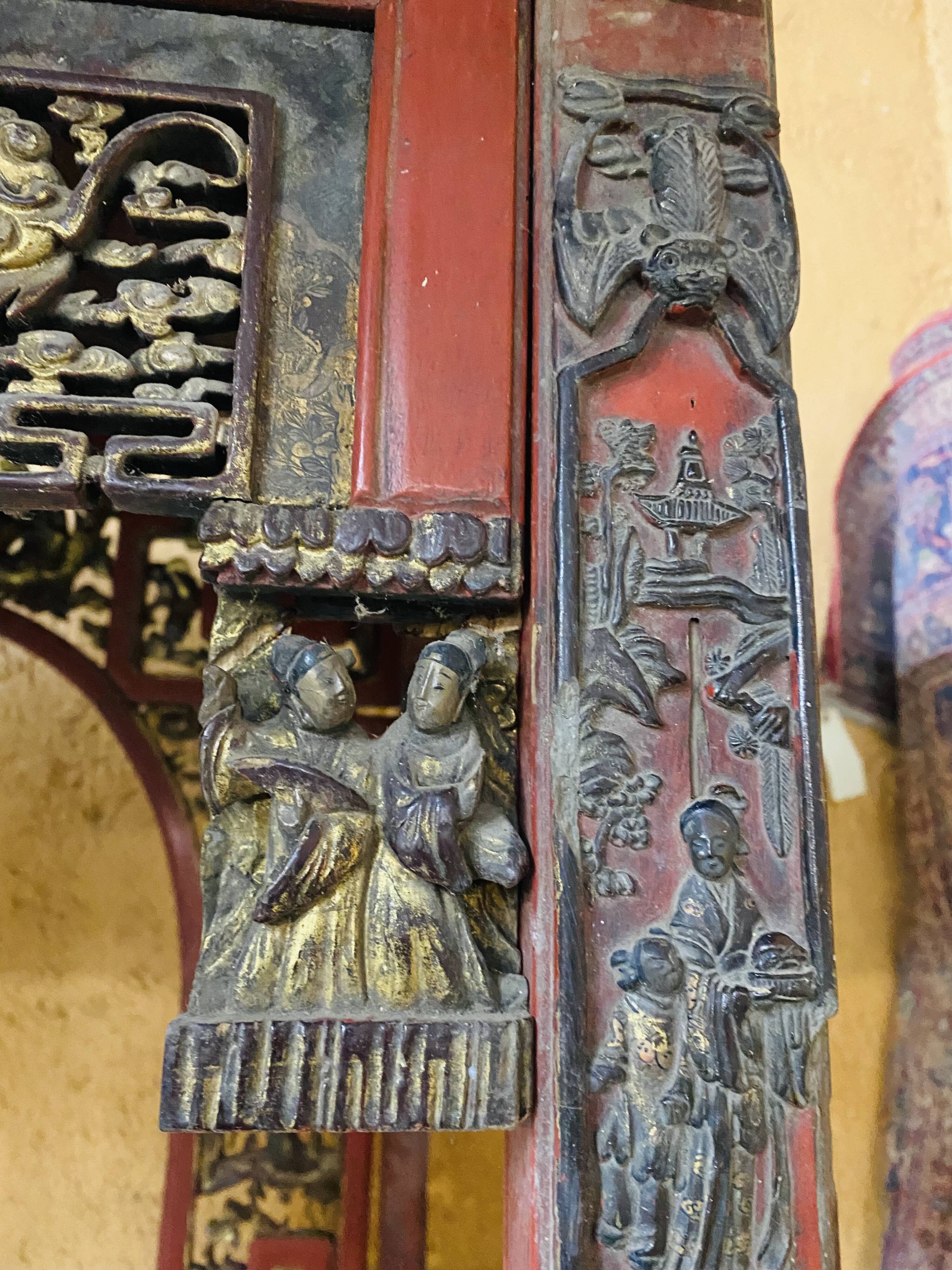 Lit chinois 19 éme siècle