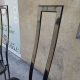 Set of 4 chairs Design Italy signed Cattelan 1980 vintage