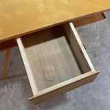 Vintage oak compass desk