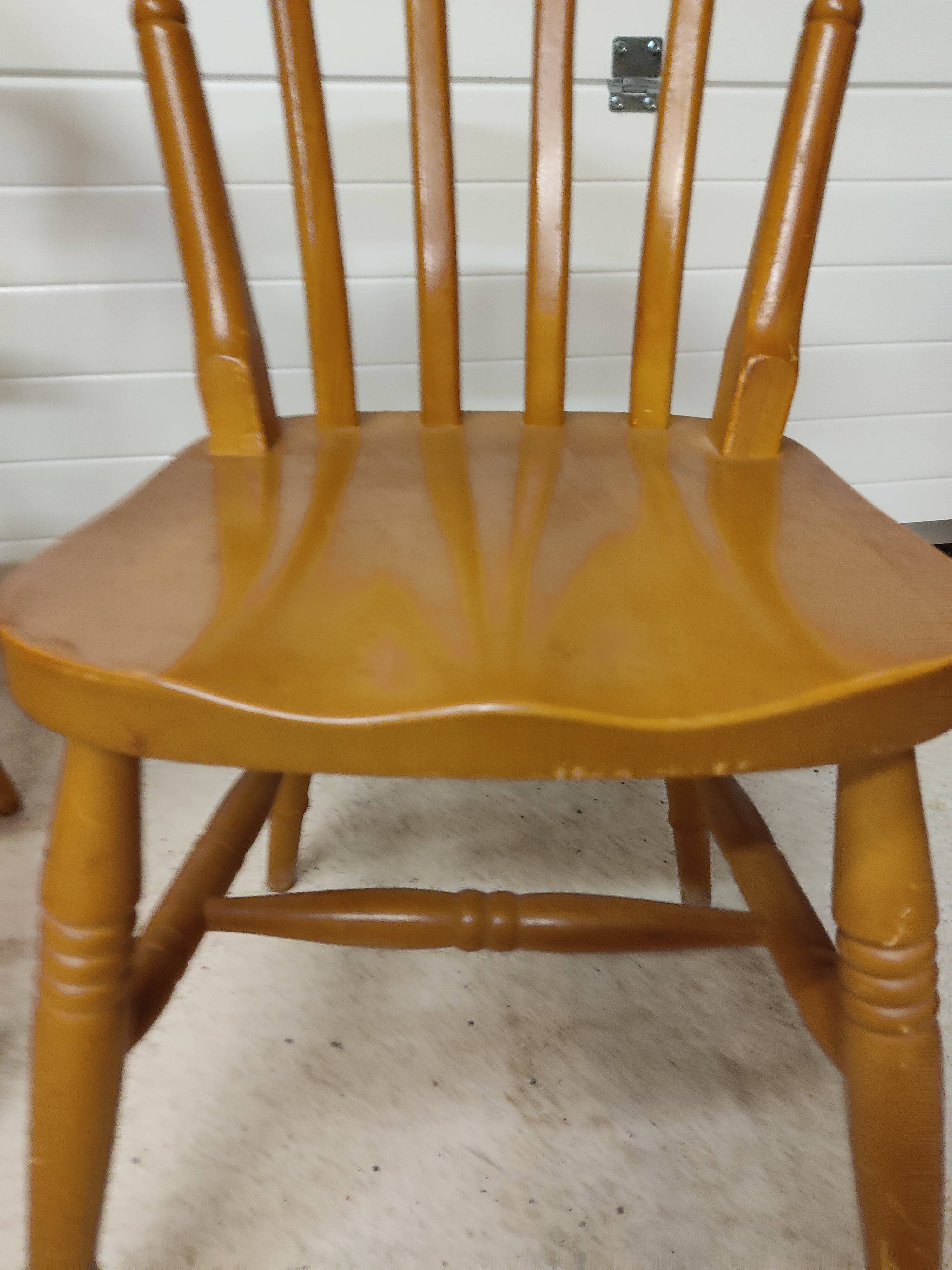 Set of country chairs and armchairs