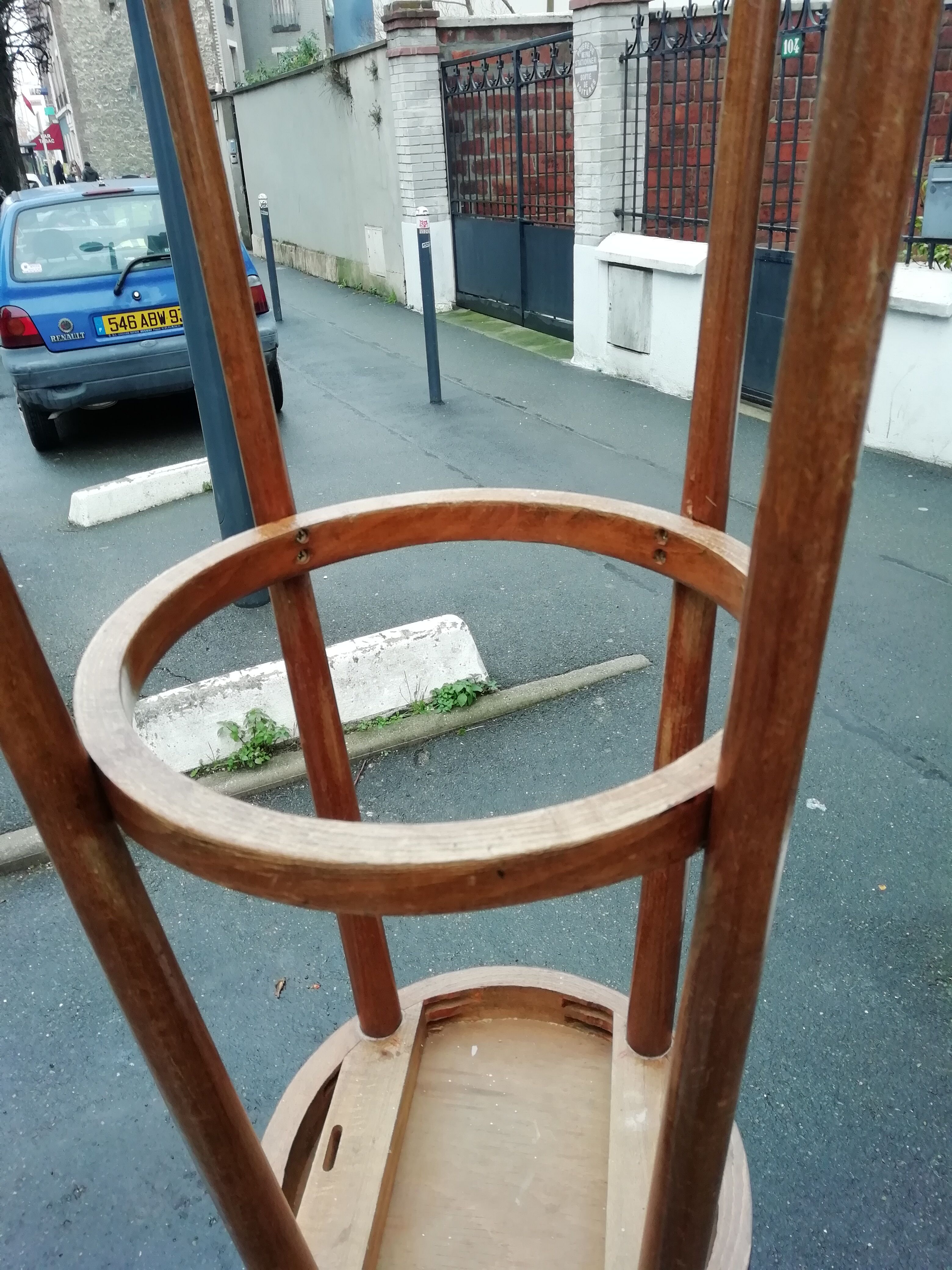 Pair of bar stools "Baumann"