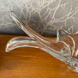 Large vintage crystal centerpiece