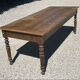 Table de ferme Louis Philippe en chêne massif