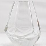 Multi-faceted glass vase