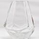 Vase en verre multi facettes