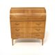 Scandinavian secretary in elm, Swedish modern, Sweden, 1940.