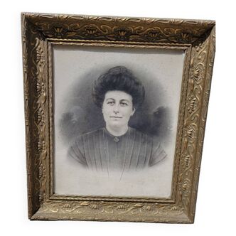 Framed woman portrait
