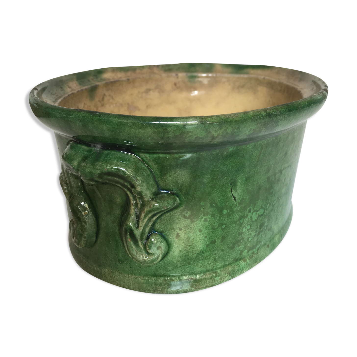 Ground soil dish 19th L'Herminé in Orchies