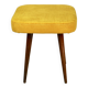 Tabouret caméléon jaune vintage, 1970