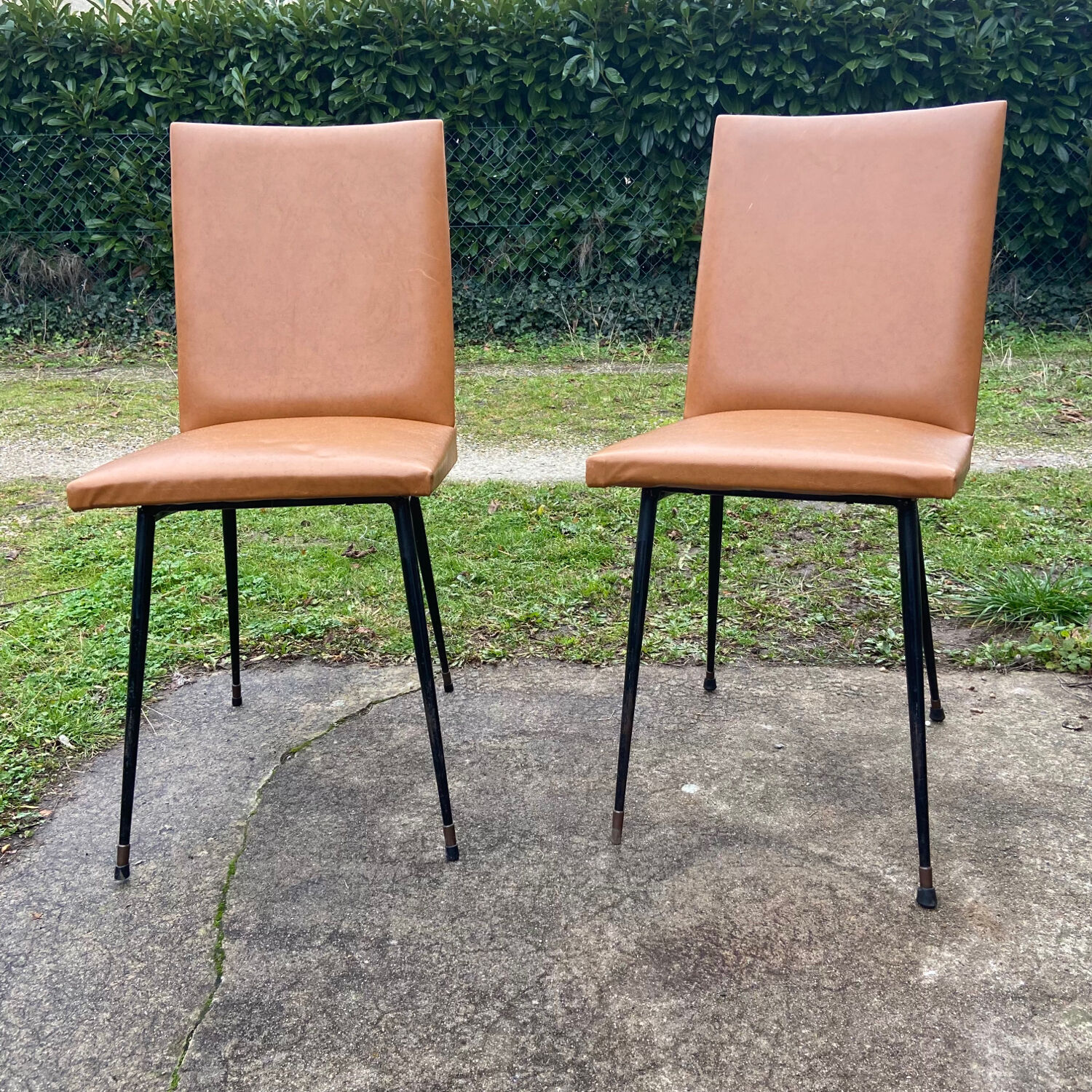 Lot de 4 chaises vintage
