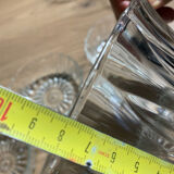 Fruit salad service - salad bowl and 5 glass ramekins