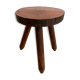 Tabouret tripode en bois