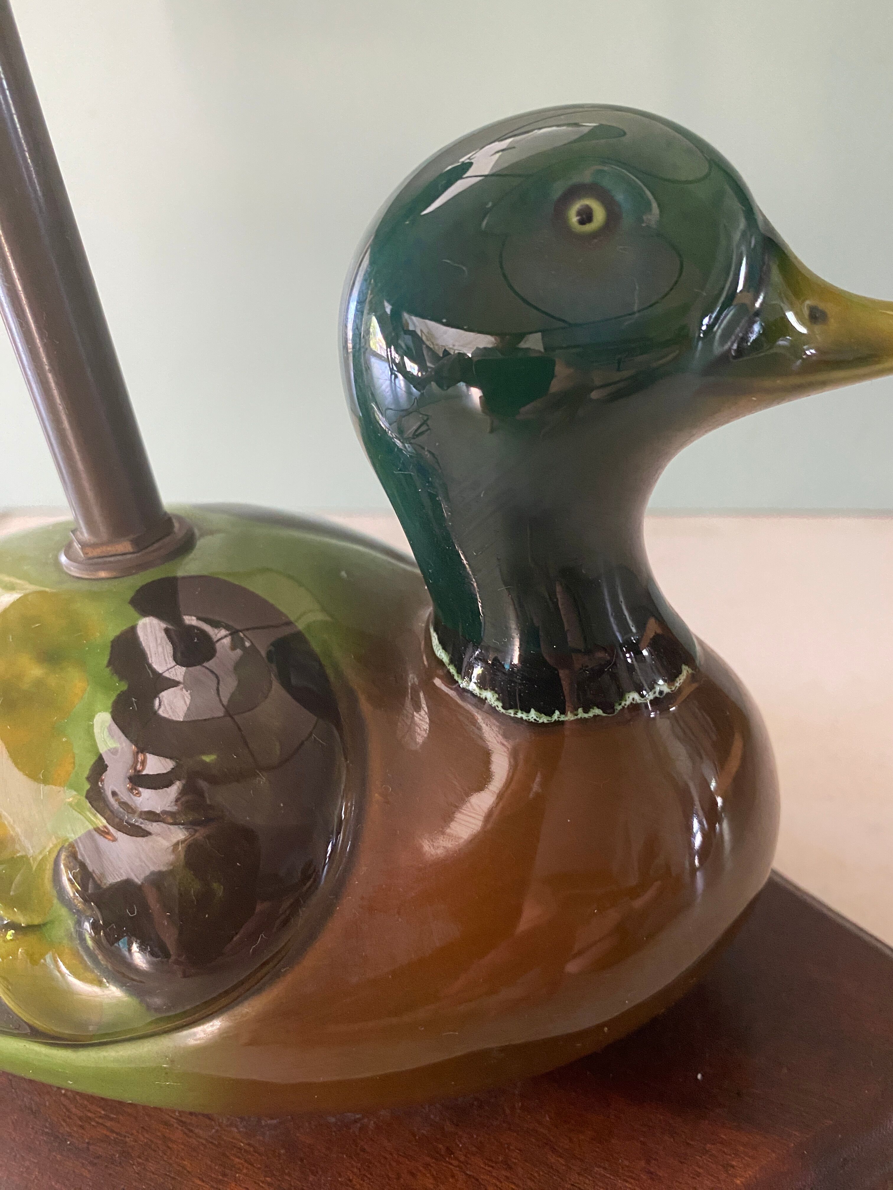 Mallard duck lamp