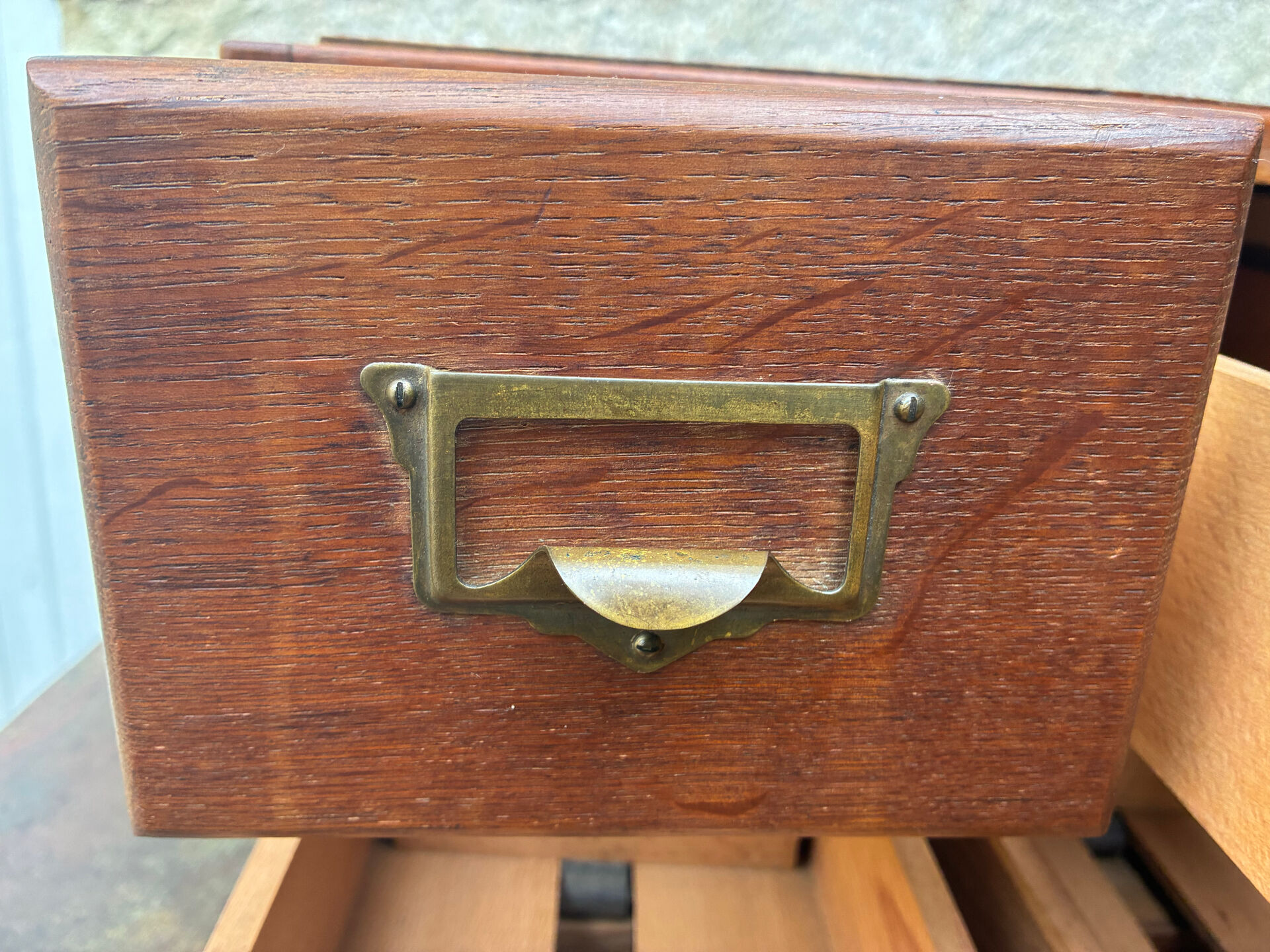 Workshop wooden storage cabinet