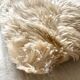 Coussin fourrure vintage années 70