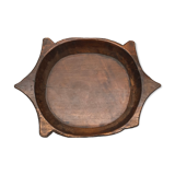 Artisanal wooden dish