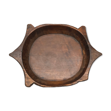 Plat artisanal en bois