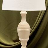 Table lamp. White marble.