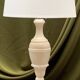 Table lamp. White marble.