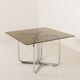 Table à manger space age italienne avec 4 chaises attribuées à Giotto Stoppino, années 1970.