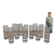 Set of tube glasses