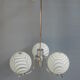 Lustre vintage avec 3 globes