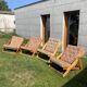 Lot 4 transats en pin Fatöli Kontiki Ikea 1970