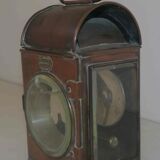 Lampe de cheminot ancienne « r.allen - hepton mallett » début 20° siècle