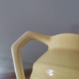 Carafe pichet pot à lait vintage jaune onnaing made in France