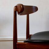 4 chairs Scandinavian 60s teak
