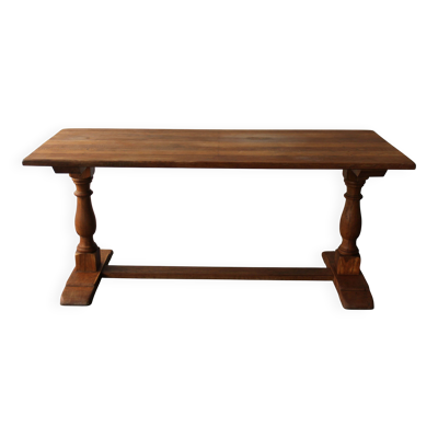 Table de monastère, style rustique, début XXème.