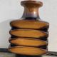 Cari Zalloni yellow brown ceramic lamp foot 1970