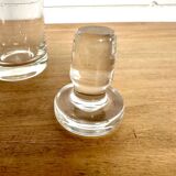 Old thick glass bottle