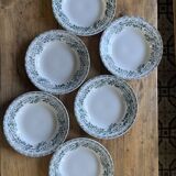 Lot 6 soup plates Guadeloupe Saint Amand