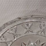 Presentation service 8 glasses and its Bohemian Cristal style dish