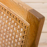 Pair of rattan Plexus armchairs by Illum Wikkelsø for Silkeborg Møbelfabrik, 1970s