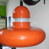Orange suspension lamp