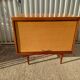 Vintage sideboard with shutter or sliding door 60s
