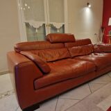 Roche Bobois leather sofa