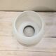 White glass globe ceiling light
